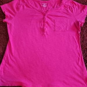 5/$10 Top button pull over shirt